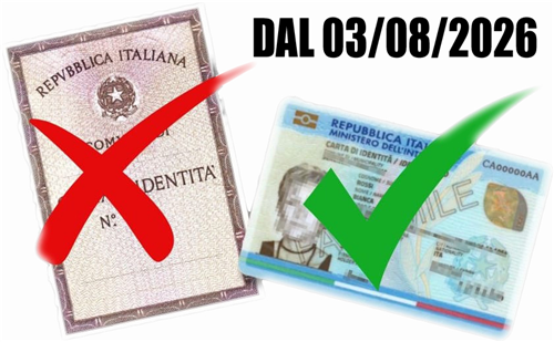 Carte di identità cartacee â€“ novità